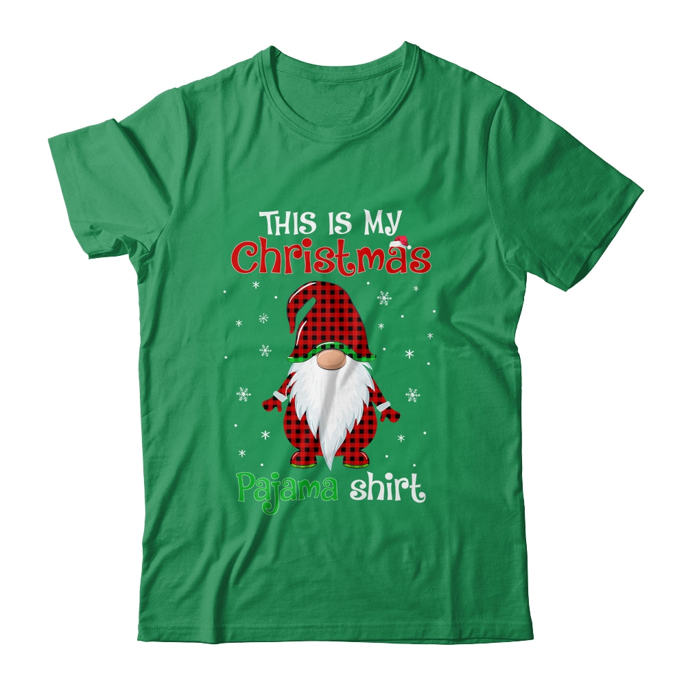 This Is My Christmas Pajama Shirt Gnome Christmas Red Plaid T-Shirt & Sweatshirt | Teecentury.com