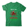 This Is My Christmas Pajama Shirt Octopus Red Plaid T-Shirt & Sweatshirt | Teecentury.com