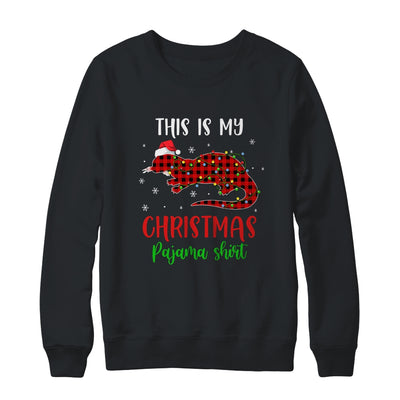 This Is My Christmas Pajama Shirt Otter Red Plaid T-Shirt & Sweatshirt | Teecentury.com