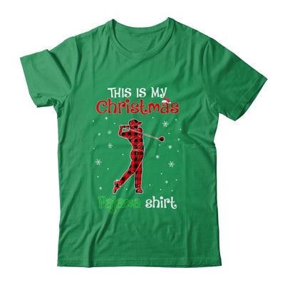 This Is My Christmas Pajama Shirt Red Plaid Golf T-Shirt & Sweatshirt | Teecentury.com