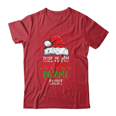 This Is My Christmas Pajama Shirt Xmas Lights Funny Holiday T-Shirt & Sweatshirt | Teecentury.com