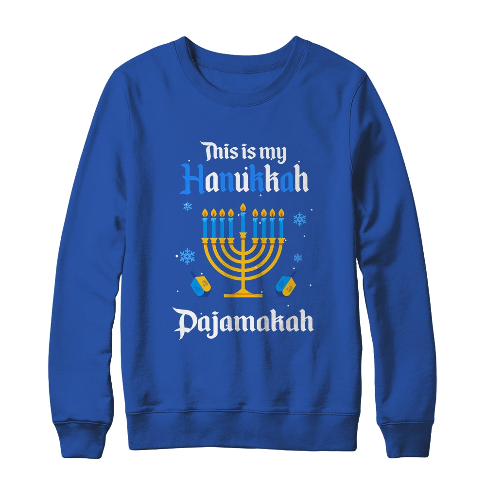 This Is My Hanukkah Pajamakah Shirt Funny Hanukkah Pajama T-Shirt & Sweatshirt | Teecentury.com