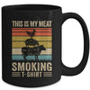 This Is My Meat Smoking BBQ Smoker Lover Vintage Mug | teecentury