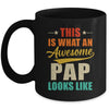 This Is What An Awesome Pap Looks Like Fathers Day Mug | teecentury