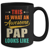 This Is What An Awesome Pap Looks Like Fathers Day Mug | teecentury