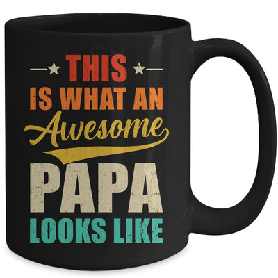 This Is What An Awesome Papa Looks Like Fathers Day Mug | teecentury