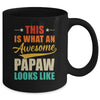 This Is What An Awesome Papaw Looks Like Fathers Day Mug | teecentury