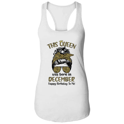 This Queen Was Born In December Happy Birthday To Me Leopard T-Shirt & Tank Top | Teecentury.com