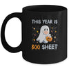 This Year Is Boo Sheet Boo Ghost Halloween Funny Gift Mug Coffee Mug | Teecentury.com
