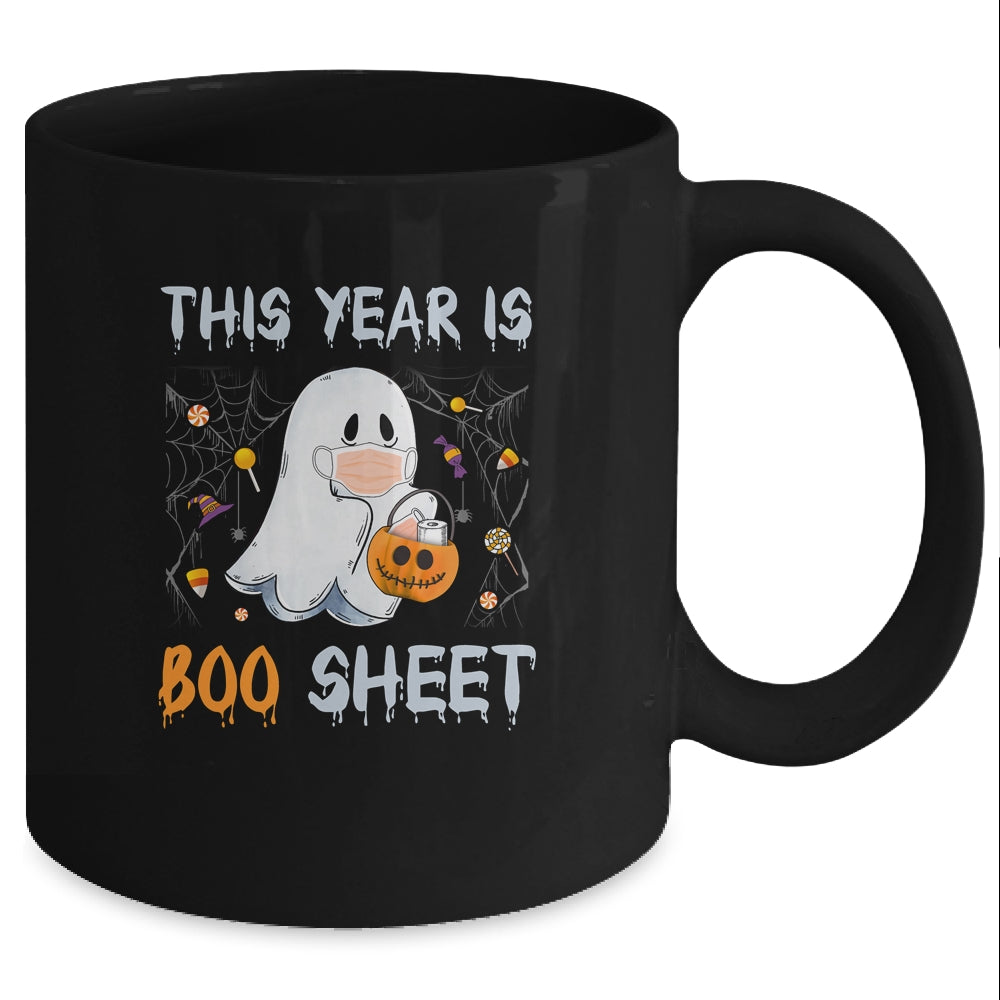 This Year Is Boo Sheet Boo Ghost Halloween Funny Gift Mug Coffee Mug | Teecentury.com