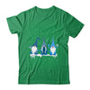 Three Christmas Gnomes Funny Humor Santa Blue Christmas T-Shirt & Sweatshirt | Teecentury.com