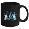 Three Christmas Gnomes Funny Humor Santa Blue Christmas Mug Coffee Mug | Teecentury.com
