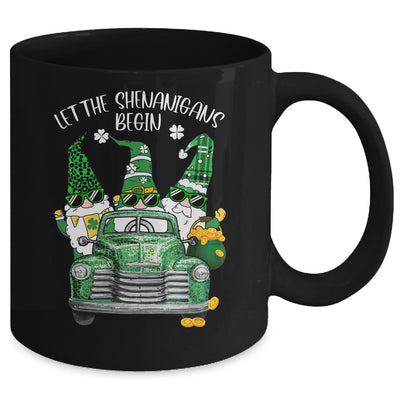 Three Gnome St Patricks Day Let The Shenanigans Begin Irish Mug | teecentury