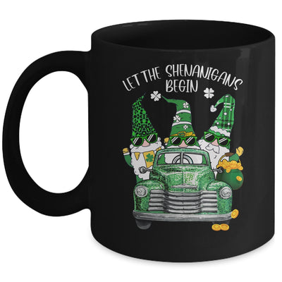 Three Gnome St Patricks Day Let The Shenanigans Begin Irish Mug | teecentury