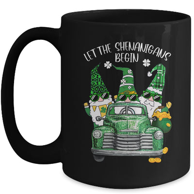 Three Gnome St Patricks Day Let The Shenanigans Begin Irish Mug | teecentury