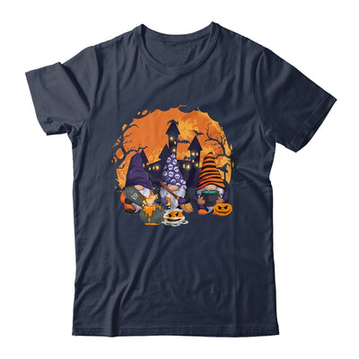 Three Gnomes Happy Halloween Fall Candy Corn Pumpkin Shirt & Hoodie | teecentury