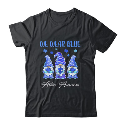 Three Gnomes Holding Blue Puzzle Autism Awareness T-Shirt & Hoodie | Teecentury.com