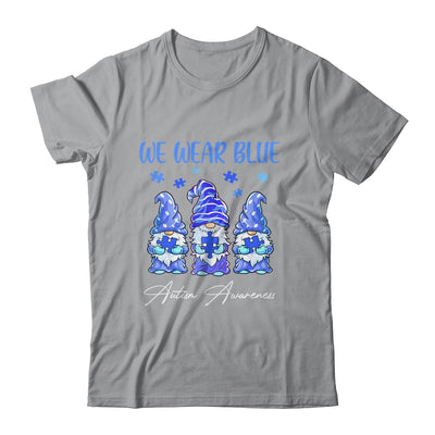 Three Gnomes Holding Blue Puzzle Autism Awareness T-Shirt & Hoodie | Teecentury.com