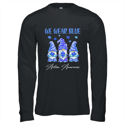 Three Gnomes Holding Blue Puzzle Autism Awareness T-Shirt & Hoodie | Teecentury.com