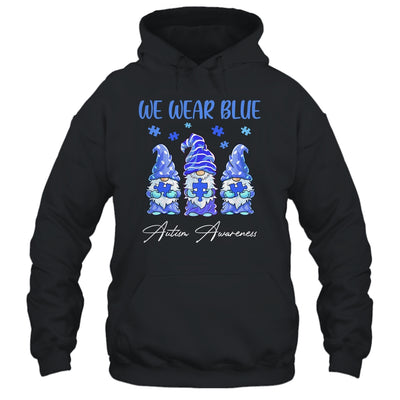 Three Gnomes Holding Blue Puzzle Autism Awareness T-Shirt & Hoodie | Teecentury.com