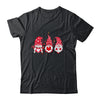 Three Gnomes Holding Hearts Valentines Day Gift For Her T-Shirt & Hoodie | Teecentury.com
