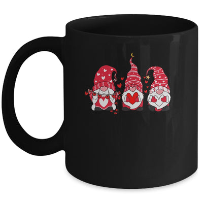 Three Gnomes Holding Hearts Valentines Day Gift For Her Mug Coffee Mug | Teecentury.com