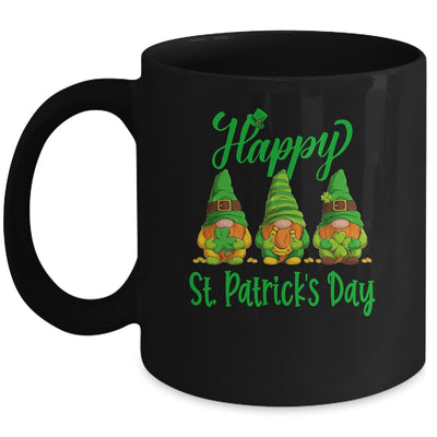 Three Gnomes Holding Shamrock Plaid Leopard St Patricks Day Mug | teecentury