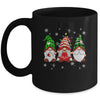 Three Gnomies Red Plaid Buffalo Costume Gnome Christmas Mug | teecentury