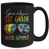 Tie Dye Goodbye 1st Grade Hello Summer Last Day Of School Mug | teecentury