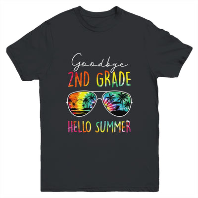 Tie Dye Goodbye 2nd Grade Hello Summer Last Day Of School Youth Shirt | teecentury