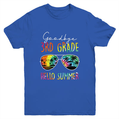 Tie Dye Goodbye 3rd Grade Hello Summer Last Day Of School Youth Shirt | teecentury