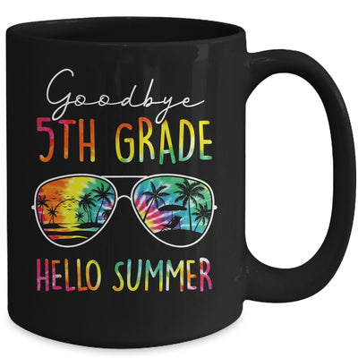 Tie Dye Goodbye 5th Grade Hello Summer Last Day Of School Mug | teecentury