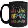 Tie Dye Goodbye 6th Grade Hello Summer Last Day Of School Mug | teecentury