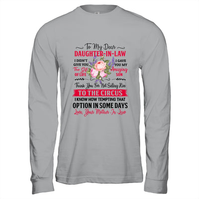 To My Dear Daughter In Law Never Forget That I Love You Mom T-Shirt & Hoodie | Teecentury.com
