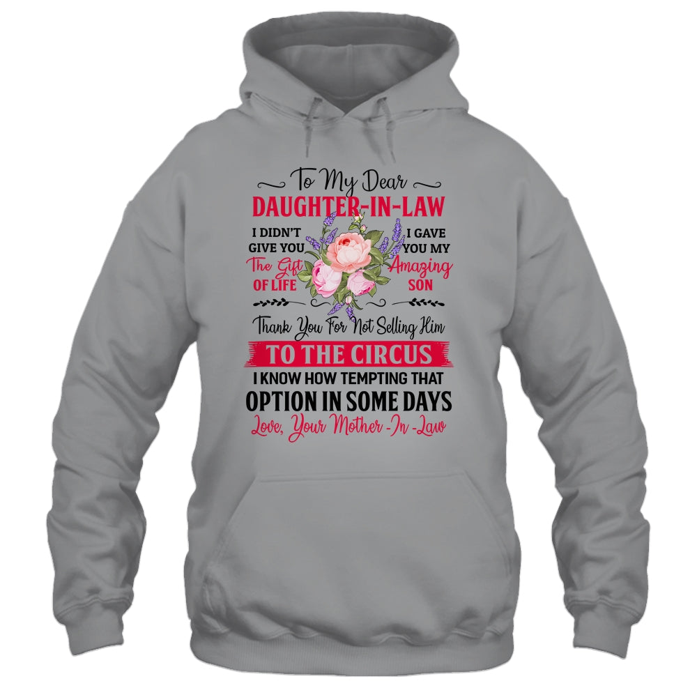 To My Dear Daughter In Law Never Forget That I Love You Mom T-Shirt & Hoodie | Teecentury.com