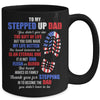 To My Stepped Up Dad To My Amazing Step Dad Fathers Day Mug | teecentury