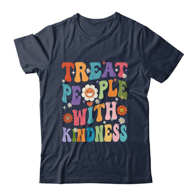 Treat People With Kindness Positive Mindset Groovy Women Shirt & Hoodie | teecentury