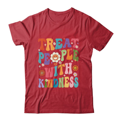Treat People With Kindness Positive Mindset Groovy Women Shirt & Hoodie | teecentury