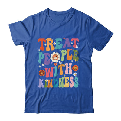 Treat People With Kindness Positive Mindset Groovy Women Shirt & Hoodie | teecentury