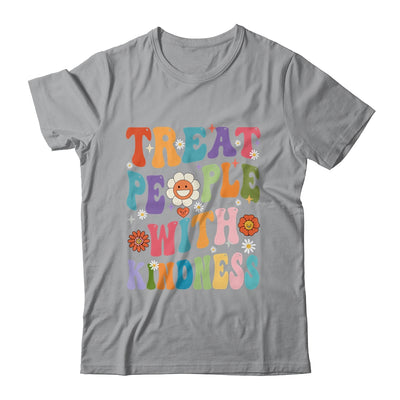 Treat People With Kindness Positive Mindset Groovy Women Shirt & Hoodie | teecentury