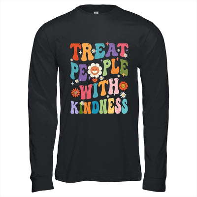 Treat People With Kindness Positive Mindset Groovy Women Shirt & Hoodie | teecentury