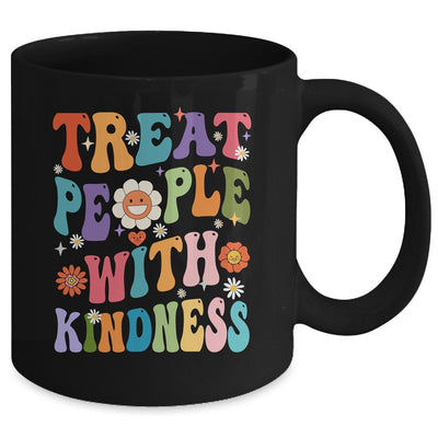 Treat People With Kindness Positive Mindset Groovy Women Mug | teecentury