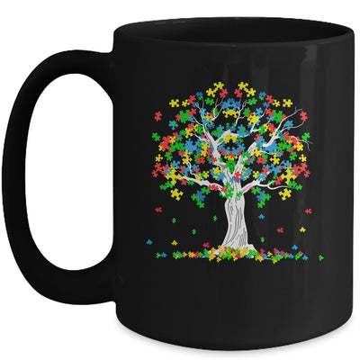 Tree Of Life Autism Awareness Month Funny ASD Supporter Mug Coffee Mug | Teecentury.com