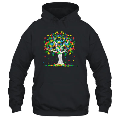 Tree Of Life Autism Awareness Month Funny ASD Supporter T-Shirt & Hoodie | Teecentury.com