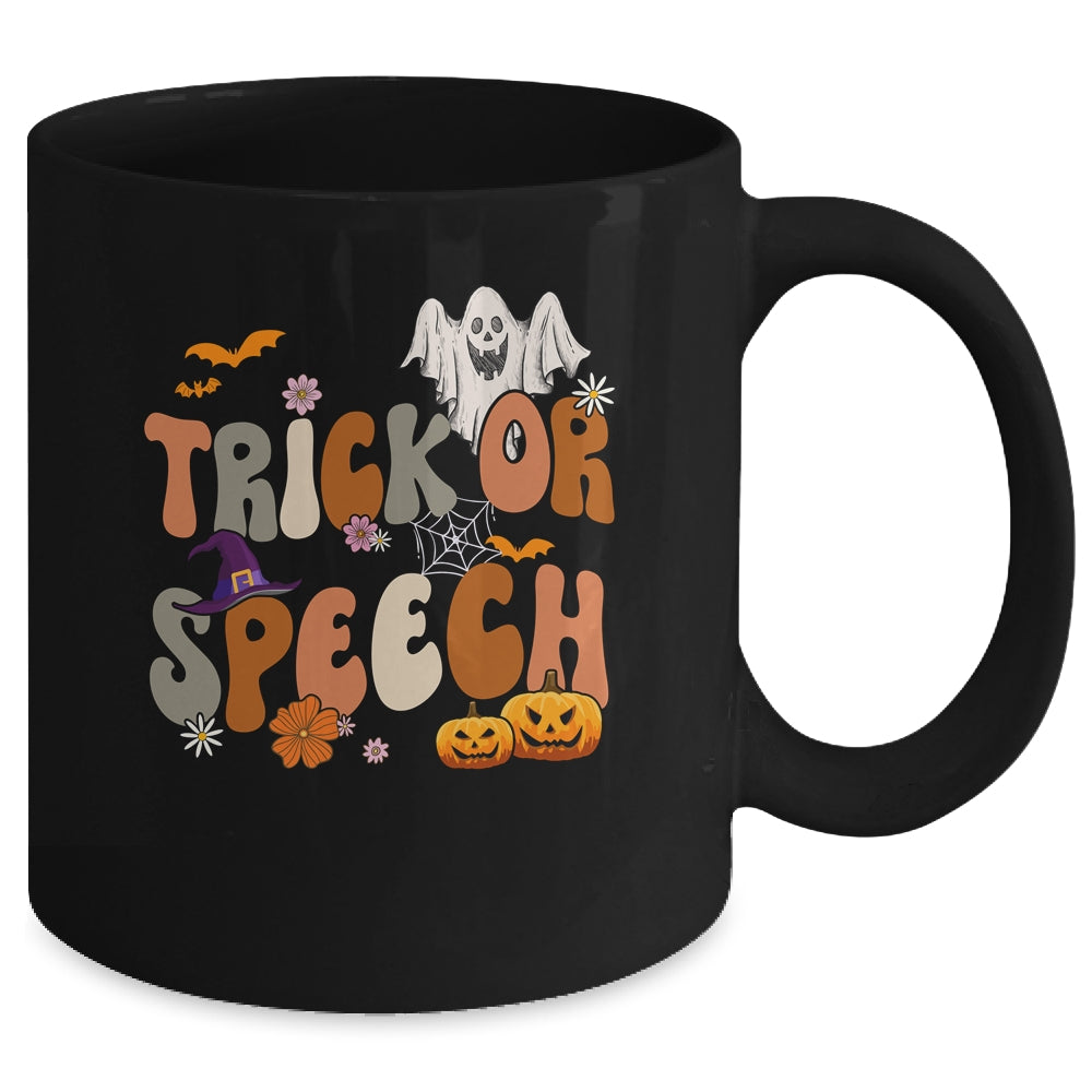 Trick Or Speech Therapy Halloween Costume Speech Therapist Mug | teecentury