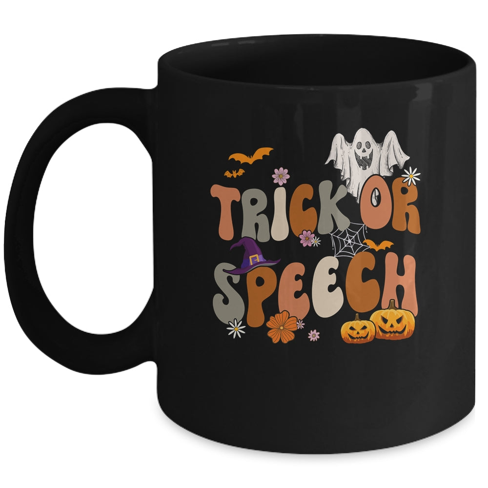 Trick Or Speech Therapy Halloween Costume Speech Therapist Mug | teecentury