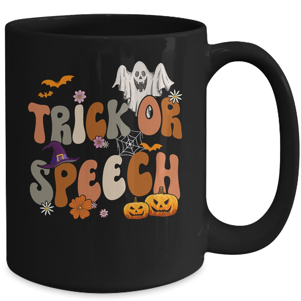 Trick Or Speech Therapy Halloween Costume Speech Therapist Mug | teecentury