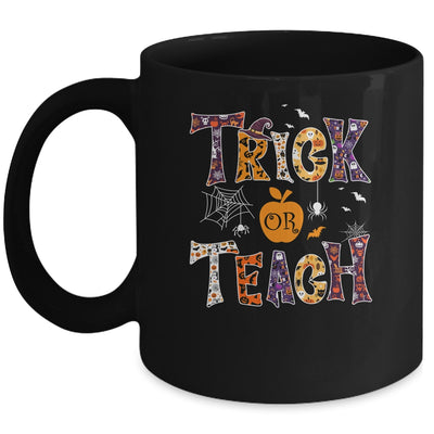 Trick Or Teach Cute Halloween Teacher Men Women Mug Coffee Mug | Teecentury.com