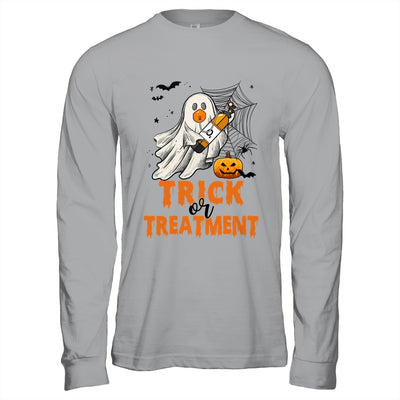 Trick Or Treatment Respiratory Therapist Halloween Nurse Shirt & Hoodie | teecentury