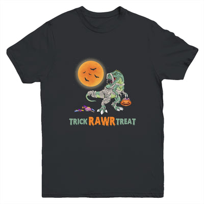 Trick Rawr Treat Halloween Dinosaur T Rex For Boy Youth Youth Shirt | Teecentury.com